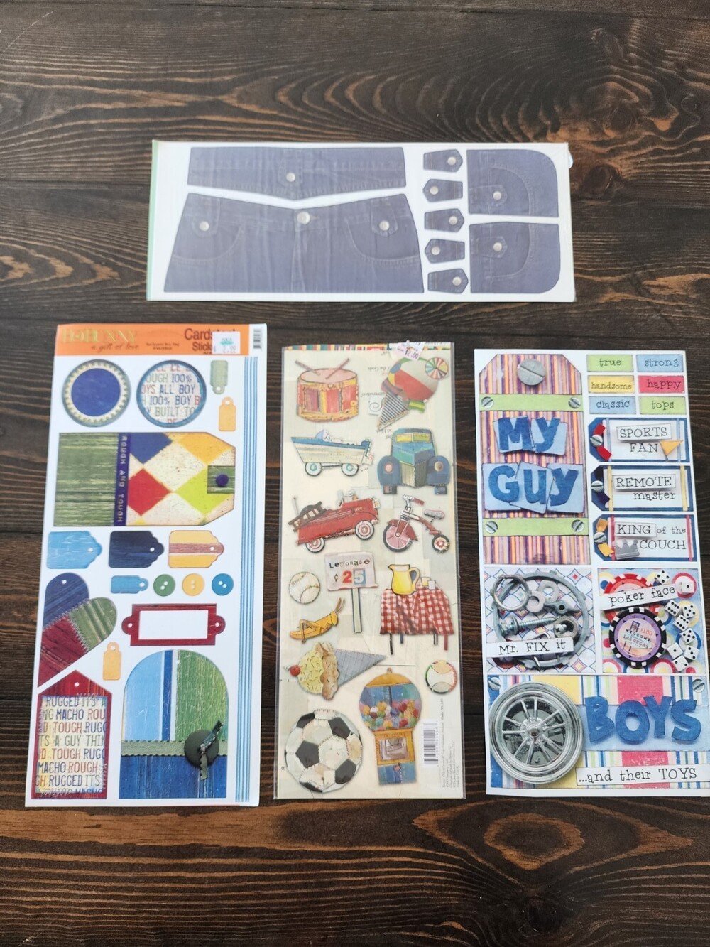 Stickers Lot - Boy Cars Family Scrapbooking NEW Vintage Retired #21